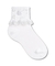 Meia Lisa Microfibra Com Aplique - 01 par - Branco Sortido - Little Bloom - Roupas e Pijamas para Bebês e Crianças
