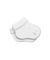Kit Meia bebê RN algodão - Branco- 2 Pares