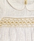 Romper Bebê Chantilly - Casinha de Abelha Caramelo - 100% algodão - Little Bloom - Roupas e Pijamas para Bebês e Crianças