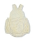 Jardineira Bebê - 100% Pima - Vichy Areia - comprar online