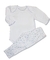 Cj. Bebê Calça e Body - 100% Pima - Floral Azul - Manga Longa