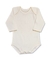 Body Bebê Essencial - Algodão Pima - Off-White - Picueta Areia- Manga Longa