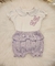 Cj. Bebê Shorts Laço e Body Farfalla - Pima e Tricot Lavanda