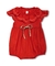 Romper Bebê - Manuela - Vermelho