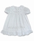 Batinha Bebê Cambraia - Bordado Manual Verde - 100% Algodão- 02 peças