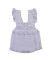 Romper Bebê Tricot - Babado Escalope Lavanda - comprar online