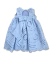 Vestido Infantil Ana - Laise Azul - 100% Algodão - loja online
