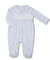 Macacão Bebê - 100% Pima- Casinha de Abelha - Losango Azul - comprar online