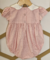 Pimpão Bebê - Vichy Rosa Rococó - Bordado Manual - 100% Algodão - Coleção Resort na internet