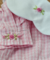 Pimpão Bebê - Vichy Rosa Rococó - Bordado Manual - 100% Algodão - Coleção Resort - comprar online