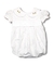 Pimpão Bebê -Branco Gola Bordado Rococo - comprar online