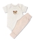 Cj. Body e Calça Bebê - 100% Pima - Little Bear Rosa - comprar online