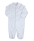 Macacão Bebê Branco-Picueta Azul - Algodão Pima - comprar online