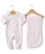 Saída Maternidade Bebê -Macacão e Manta - Tule Bordado Manual Flores - Rosa (02 pcs)