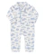 Pijama macacão Bebê Clássico - Algodão Pima - Toile de Jouy Holanda - Vivo Azul