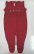 Jardineira Bebê Sofia - Vermelha - Tricot 100% Algodão - Bordada - comprar online