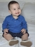 Polo Infantil - Manga Longa - 100% Algodão Pima - Azul Turquesa na internet