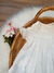 Vestido Batinha Casinha de abelha - Linho Branco - comprar online