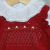 Jardineira Bebê Sofia - Vermelha - Tricot 100% Algodão - Bordada na internet