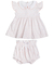 Cj. Vestido Batinha Algodão Pima - Folhas