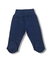 Calça Culote - Cós Largo - Algodão Pima - Azul Marinho