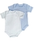 Kit Body Bebê - Algodão Pima - Picueta Azul - Manga Curta - 02 peças - comprar online