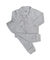 Pijama Clássico Infantil - Algodão Pima - Cinza Mescla - Vivo Rosa Bebê