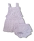 Cj. Vestido Bebê + Tapa Fralda - Tricot Lavanda
