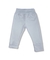 Calça Culote Sem Pé- Cós Largo - Algodão Pima - Azul Bebê