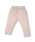 Calça Culote Sem Pé- Cós Largo - Algodão Pima - Rosa Bebê
