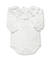 Body Gola Babado- Manga longa - 100% Pima - Branco