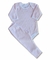 Pijaminha Bebê - 100% Pima - Vichy Rosa- Manga longa