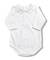 Body Bebê Gola Nuvem Branco- Manga Longa- 100% Algodão Pima