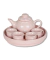 Jogo de Chá Rosa Poá - Bandeja 6 peças