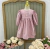 Vestido Infantil Amor Perfeito - Veludo Bordado - 100% Algodão - Rosê - Little Bloom - Roupas e Pijamas para Bebês e Crianças