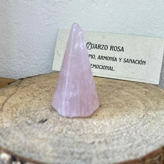 Cristal Energético Punta de Cuarzo Rosa - comprar online