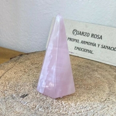 Cristal Energético Punta de Cuarzo Rosa en internet