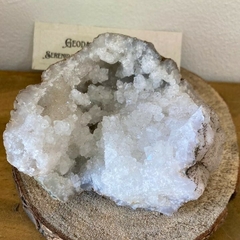 Cristal Energético Geoda de Calcedonia