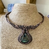 Gargantilla Wicca con Labradorita Dorada - comprar online