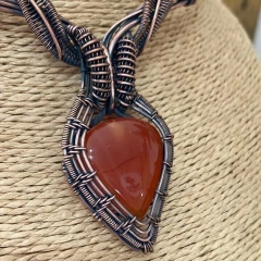 Gargantilla Wicca con Ágata Cornalina - tienda online