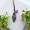 Colgante Mini Cobre Viejo con Piedra Labradorita - comprar online