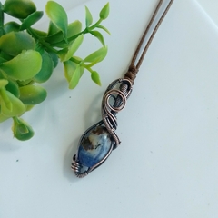 Colgante Mini Cobre Viejo con Sodalita - comprar online
