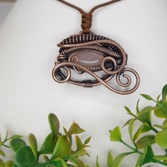 Colgante Ojo de Horus con Cuarzo Rosa - comprar online
