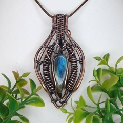 Colgante Cobre Viejo con Labradorita - comprar online