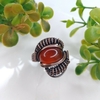 Anillo Cobre Viejo con Piedra Ágata Cornalina (#9) - comprar online
