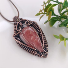 Colgante Cobre Viejo con Rodocrosita - comprar online