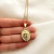COLLAR BENITO GOLDEN