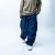 Jeans baggy cargo c/recorte