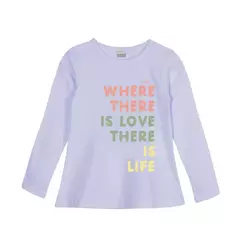 Remera is love is life en internet