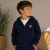 Cardigan polar liso